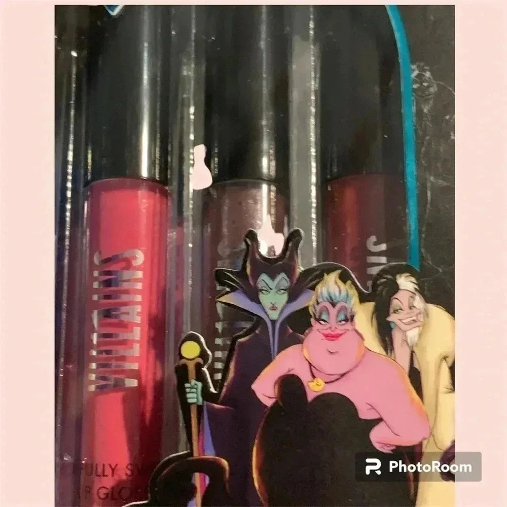 🤎SOLD🤎NWT Disney Villain Ladies 5 PK of Lipgloss 5 different shades - Picture 9 of 10